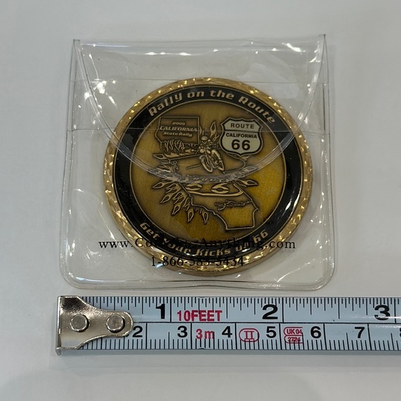 Vintage Route 66 Rally Challenge Coin - Picture 3 of 4